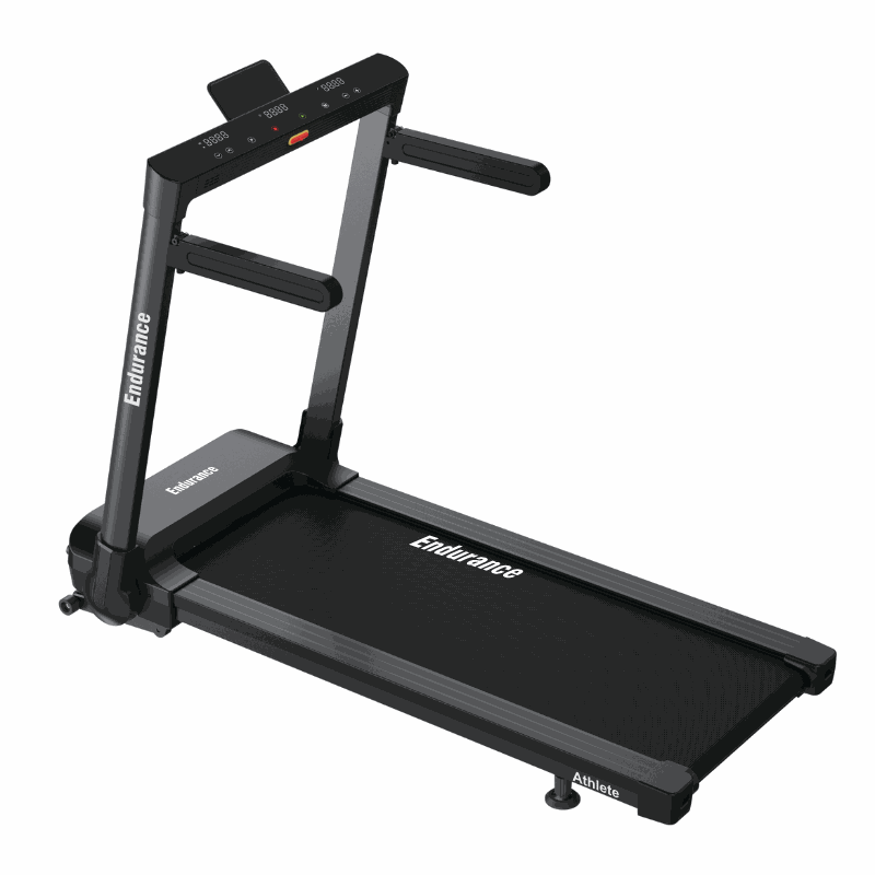 Endurance Athlete Treadmill foldable design for space-saving fitness