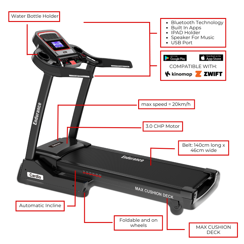 Endurance Cardio Treadmill