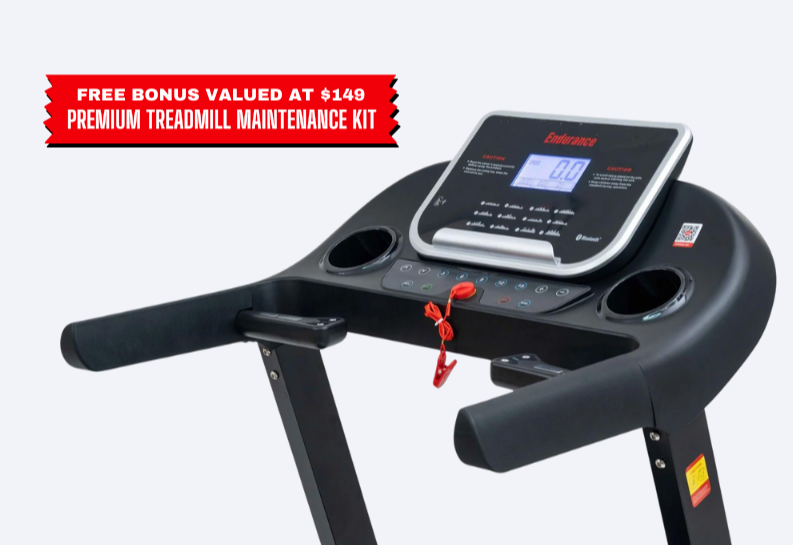 Endurance Predator Treadmill Console in right side view
