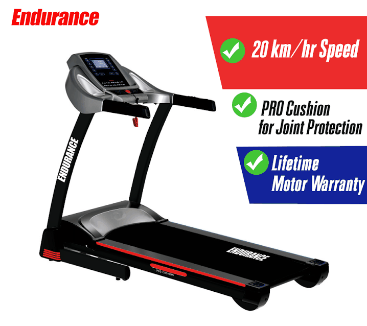 Endurance SPT Treadmill - speed, pro cushion, warranty