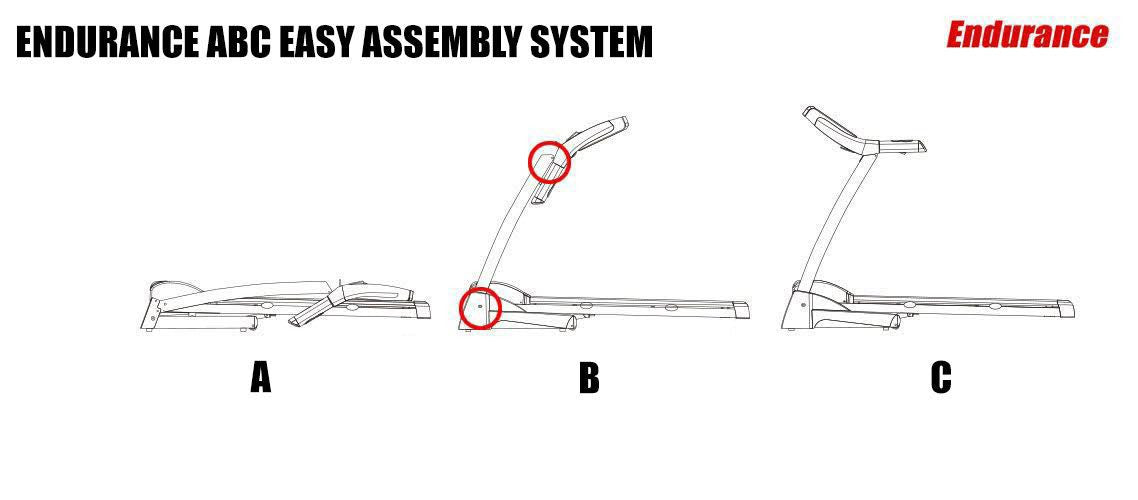 Endurance Athlete Treadmill Assembly