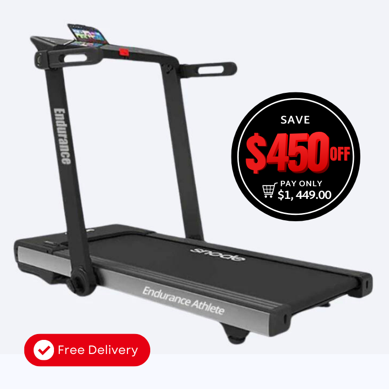 Endurance Athlete Treadmill with sale logo