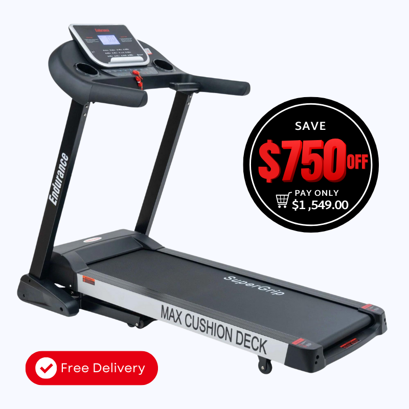 Endurance Predator Treadmill with sale logo