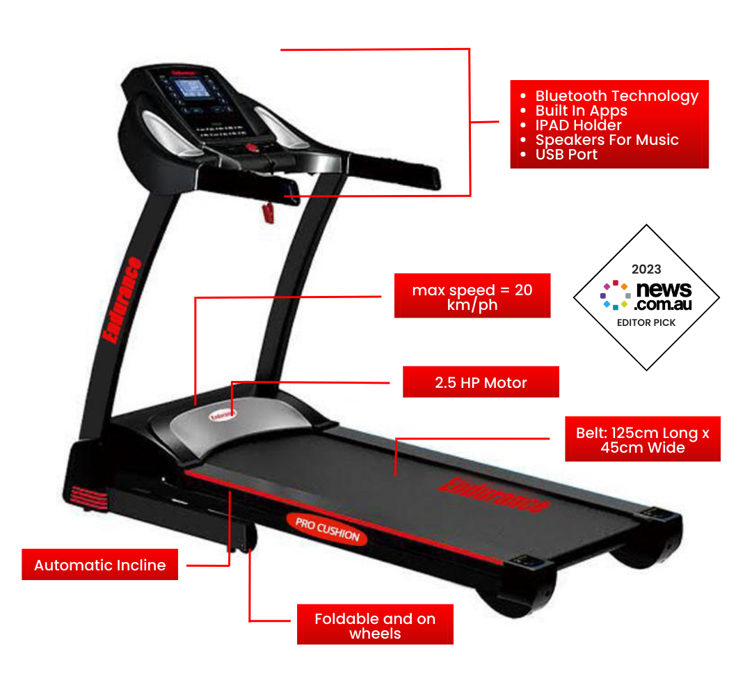 Endurance SPT Treadmill Features